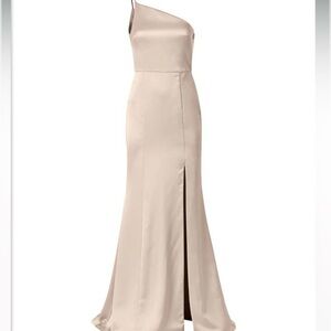 Amsale Kaia Champagne Dress